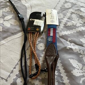 Leather and Fabric Sunglass Straps